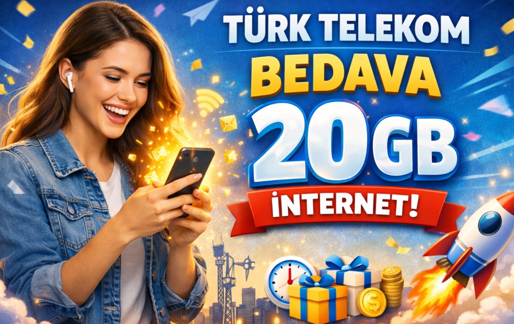 Türk Telekom’dan Hafta Sonu Bedava 20 GB İnternet! Sınırlı Süreliğine Geçerli
