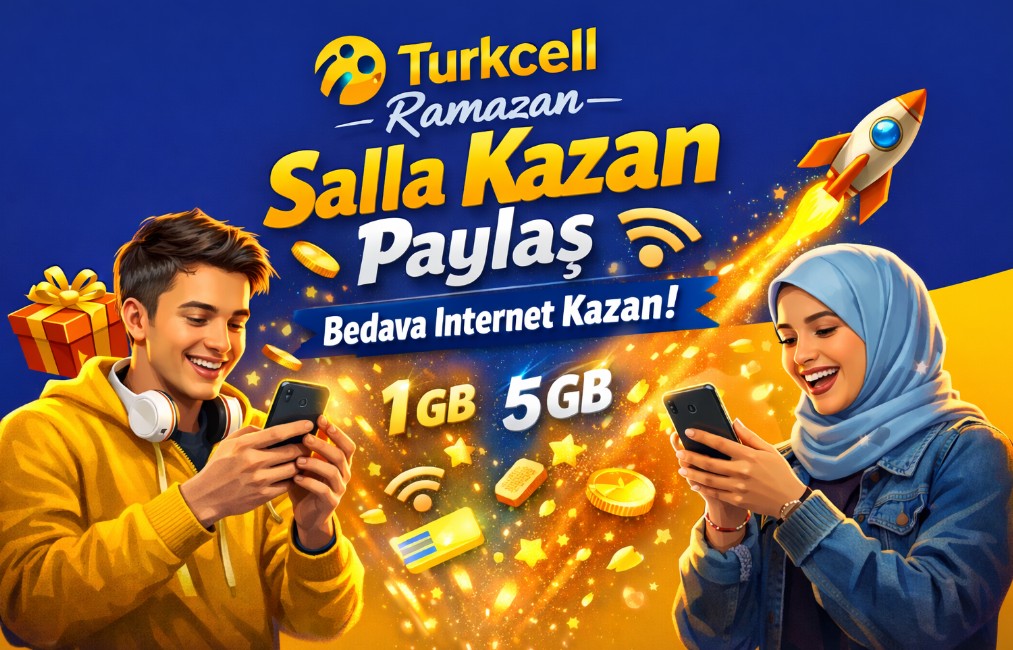 Turkcell’den Ramazan’a Özel Bedava İnternet! Salla Kazan Paylaş ile GB Kazan (2026 Güncel)